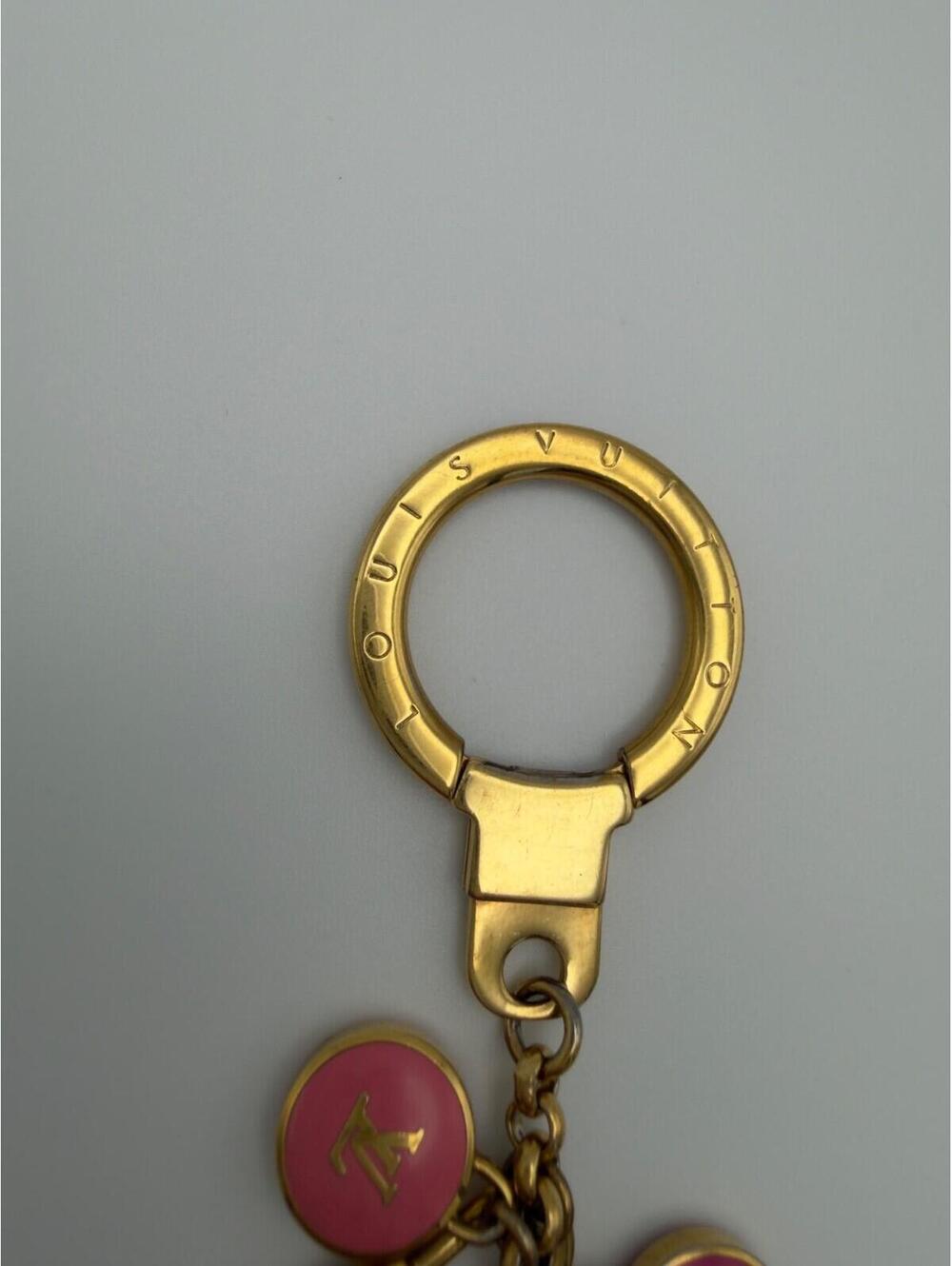Authentic Louis Vuitton LV Multicolor Porte Cles Pastille Bag Charm Ring Holder - Picture 3 of 9